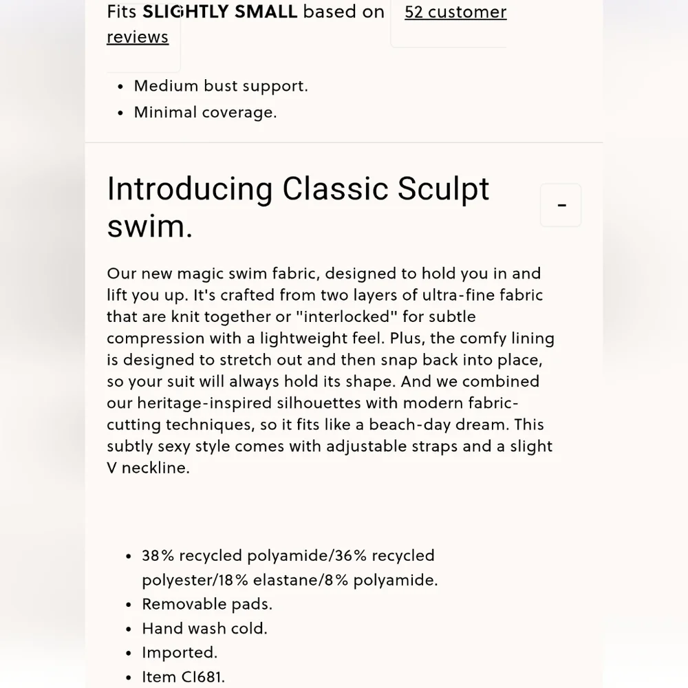 J. Crew Classic Sculpt Lana Bikini Top - black